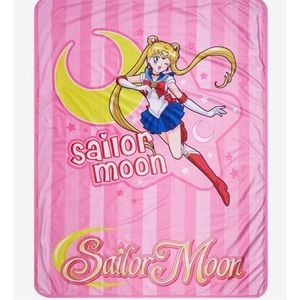 Blanket 50”x60” Sailor Moon Pink Stripe Soft Throw